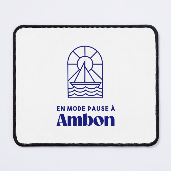 Item preview, Ambon in pause mode - Brittany Morbihan 56 Sea Holidays Beach designed and sold by Burning Dog.