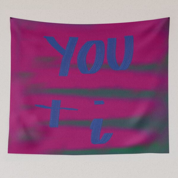 Item preview, YOU & I word art print designed and sold by nataliavandalia.