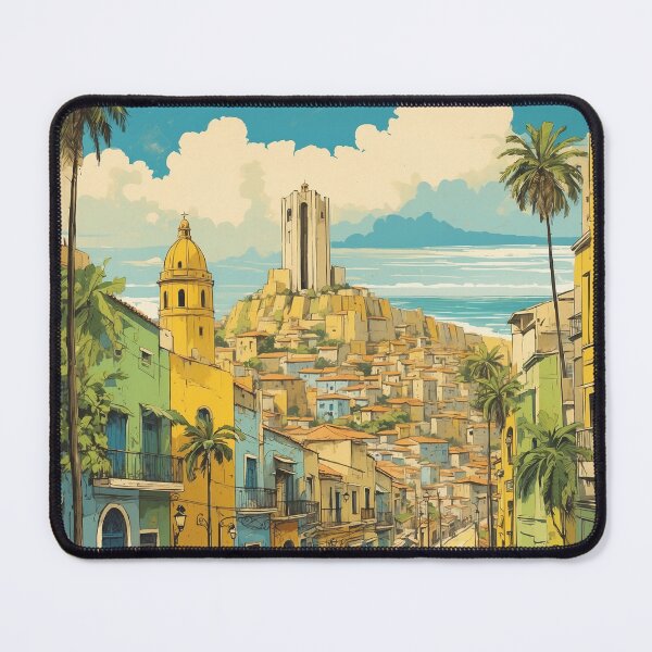 Item preview, Fortaleza Brazil Vintage Poster Tourism designed and sold by TravelersGems.