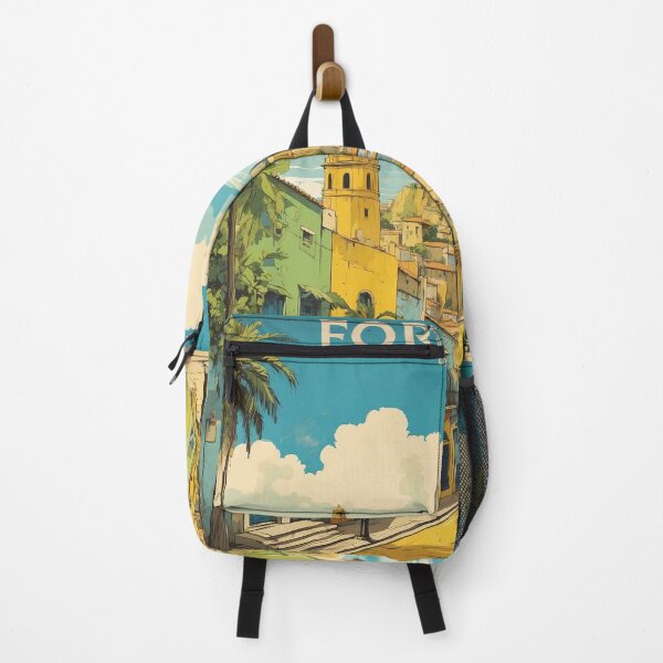 Item preview, Fortaleza Brazil Vintage Poster Tourism  designed and sold by TravelersGems.