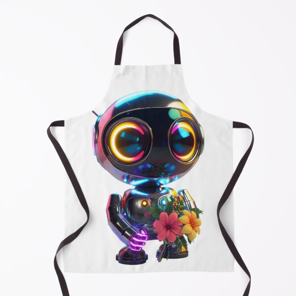 Item preview, Glowing Harmony: The Robotic Bouquet Waltz designed and sold by AI-Only Creations.