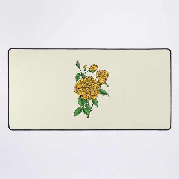Item preview, Yellow Flat Rose Bloom Full 26-40 Petals In 3+ Rows designed and sold by Rachael Taylor.
