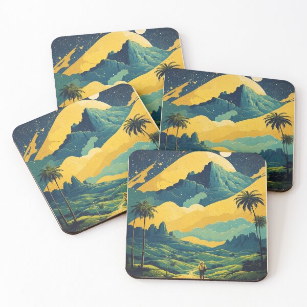 Item preview, Goias Brazil Starry Night and Moon Vintage Poster Tourism  designed and sold by TravelersGems.