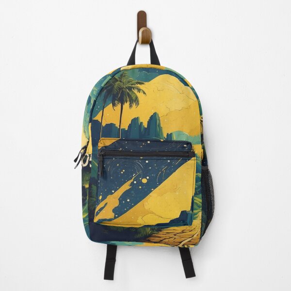 Item preview, Goias Brazil Starry Night and Moon Vintage Poster Tourism  designed and sold by TravelersGems.