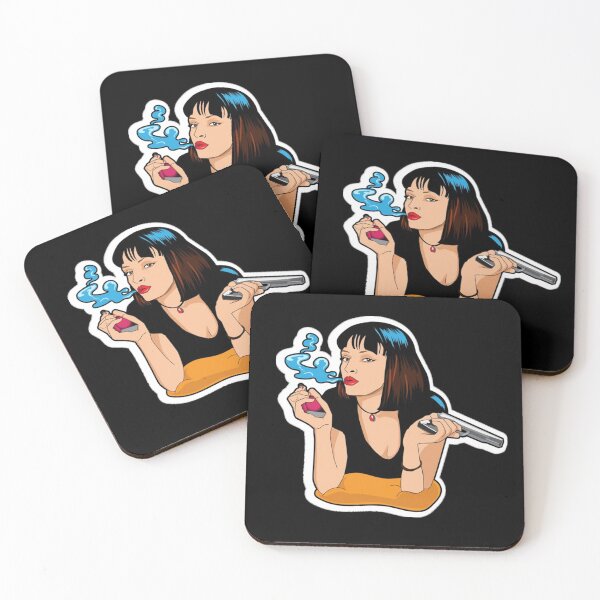 Item preview, Mia Wallace Sticker designed and sold by jonmac1982.