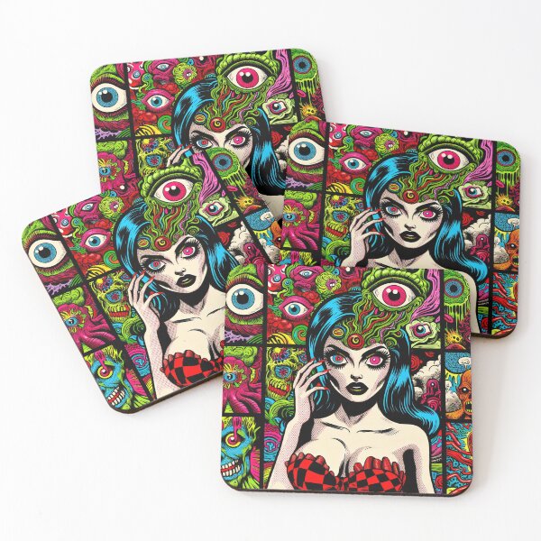 Item preview, Trippy Psychedelic Supernatural Fortune Teller designed and sold by AIPixelMaster.