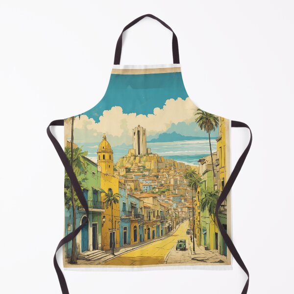 Item preview, Fortaleza Brazil Vintage Poster Tourism designed and sold by TravelersGems.