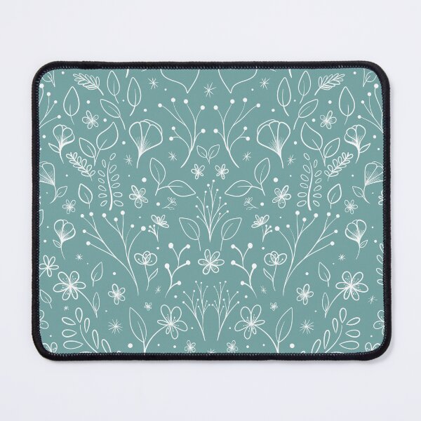 Item preview, Teal floral pattern designed and sold by Aakanksha97.