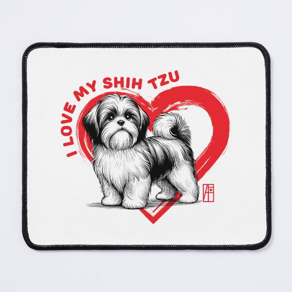 Item preview, I Love My Shih Tzur - I Love my dog - Devoted dog designed and sold by ArtProjectShop.
