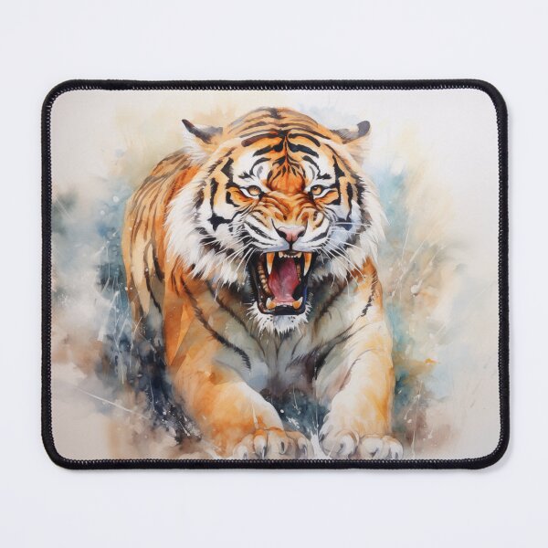 Item preview, Tiger Pounce designed and sold by LivingArtClips.