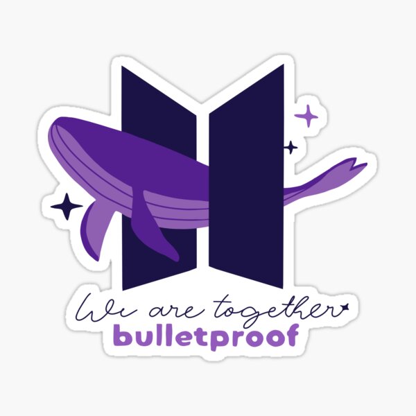 Item preview, BTS Logo and Purple Whale designed and sold by imsoyoon.