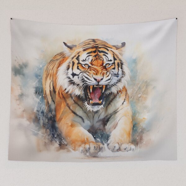 Item preview, Tiger Pounce designed and sold by LivingArtClips.