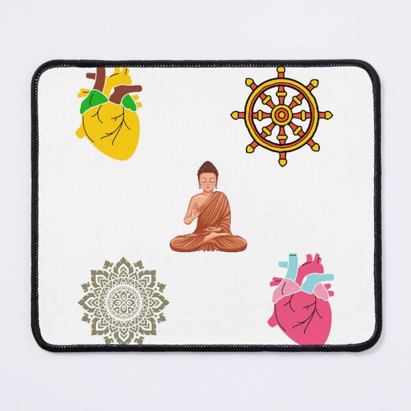 Item preview, Buddhism and Spirituality Stickers designed and sold by Yellowpeace11.
