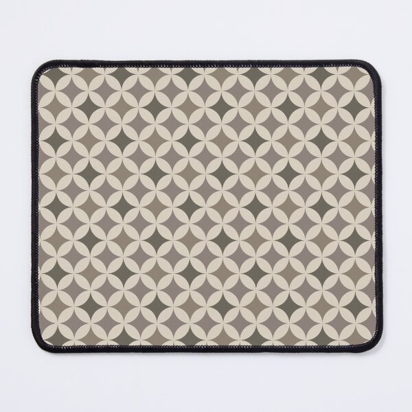 Item preview, Circular Geometric Pattern in Shades of Taupe designed and sold by Harmonish.