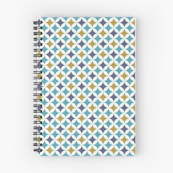 Item preview, Circular Geometric Pattern in Blue and Yellow designed and sold by Harmonish.