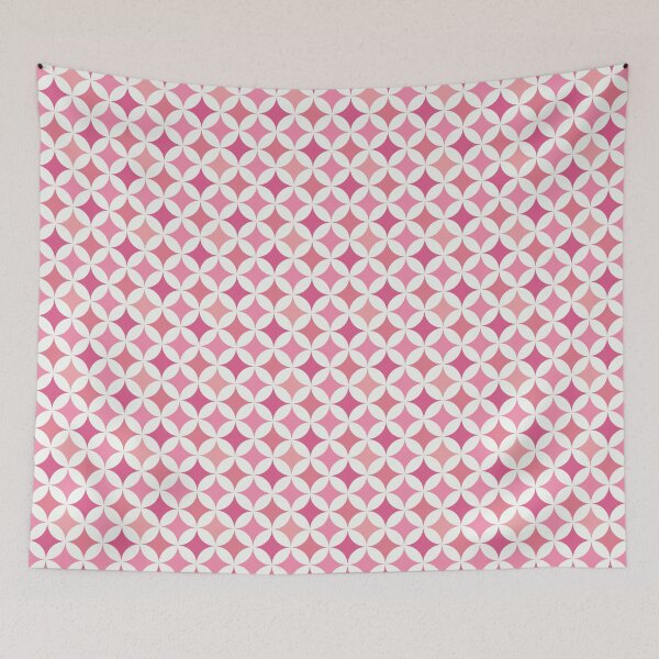 Item preview, Circular Geometric Pattern in Shades of Pink designed and sold by Harmonish.