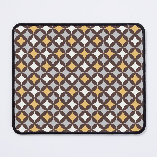Item preview, Circular Geometric Pattern in Neutral and Yellow designed and sold by Harmonish.