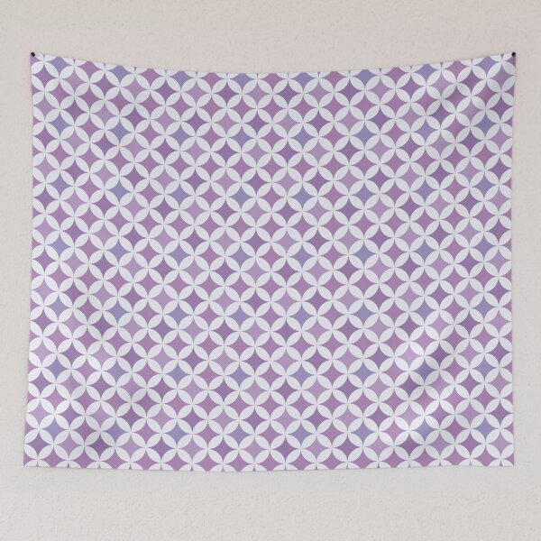 Item preview, Circular Geometric Pattern in Shades of Lavender designed and sold by Harmonish.