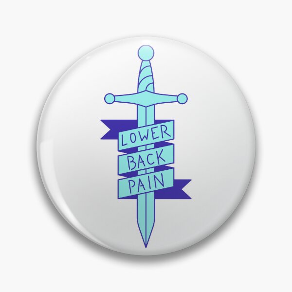 Item preview, Lower back pain / Blue designed and sold by xlkx.
