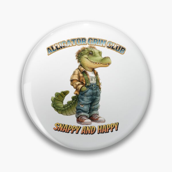 Item preview, Alligator grin club  - Alligators & crcodiles - Crocodiles of the world - Swamp monsters - Everglades national park - Florida crocodiles designed and sold by JansenGS.