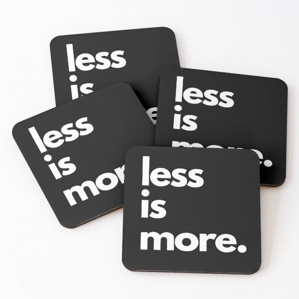 Item preview, less is more. designed and sold by kmashi.