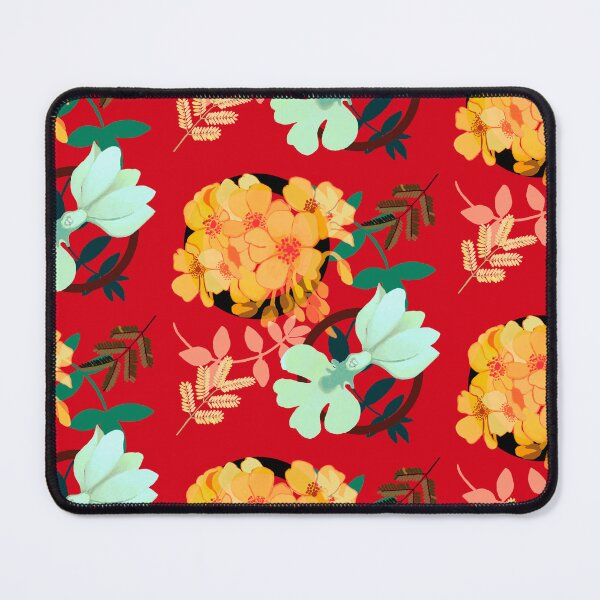 Item preview, Blooming hydrangeas on a red background. designed and sold by Meteryards.