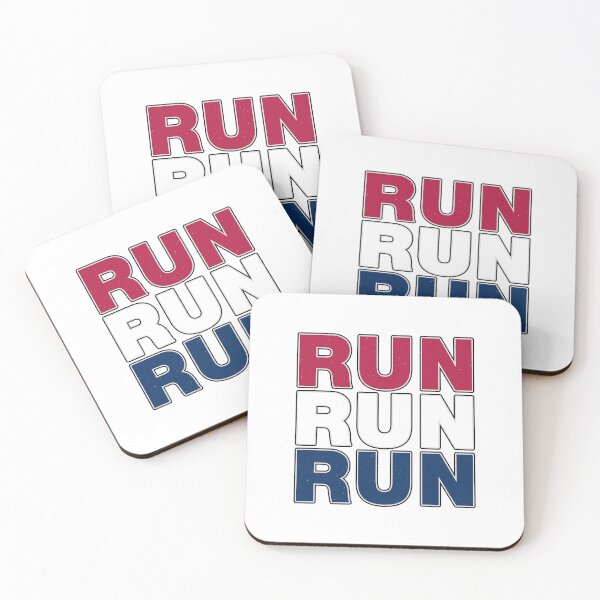 Item preview, RUN-RUN-RUN - A Patriotic Runners Design designed and sold by Mindful-Designs.
