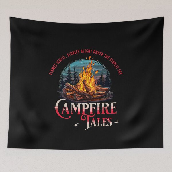Item preview, Campfire Tales - exploretheworld - tourist atraction - aroundtheworld - Die Wanderlust – outdoorlife – exploremore – Sundown adventure – in to the wild designed and sold by JansenGS.