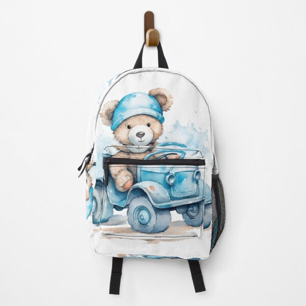 Item preview, Teddy's Road Trip: Watercolor Illustration of a Joyful Journey designed and sold by tasiawatercolor.