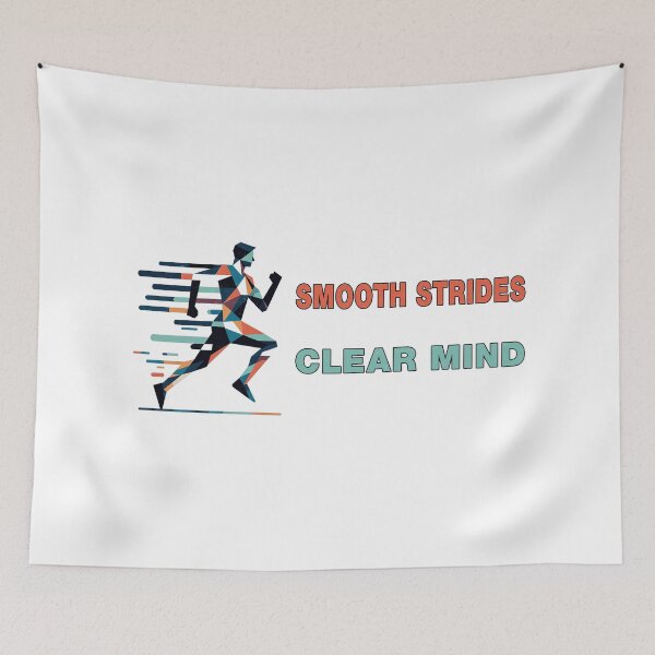 Item preview, Running - Smooth Strides, Clear Mind - A Runners Design designed and sold by Mindful-Designs.
