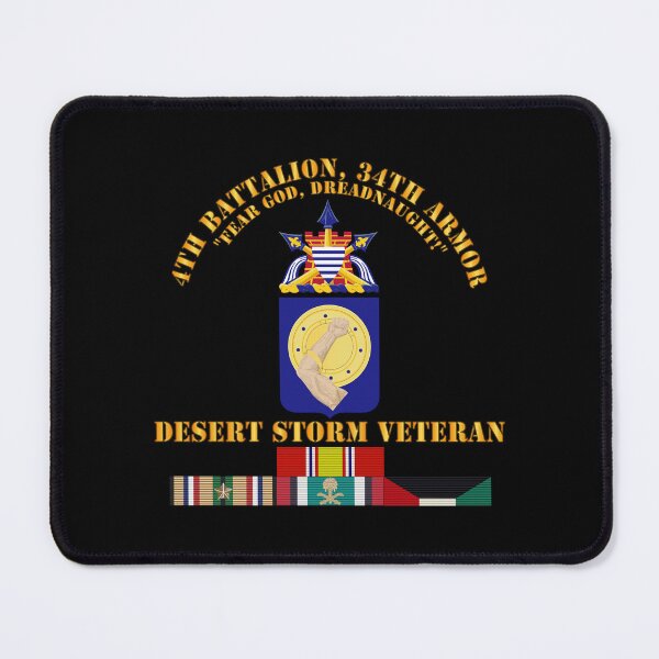 Item preview, Army - 4th Bn, 34th Armor - Desert Storm Veteran designed and sold by Military Insignia Products.