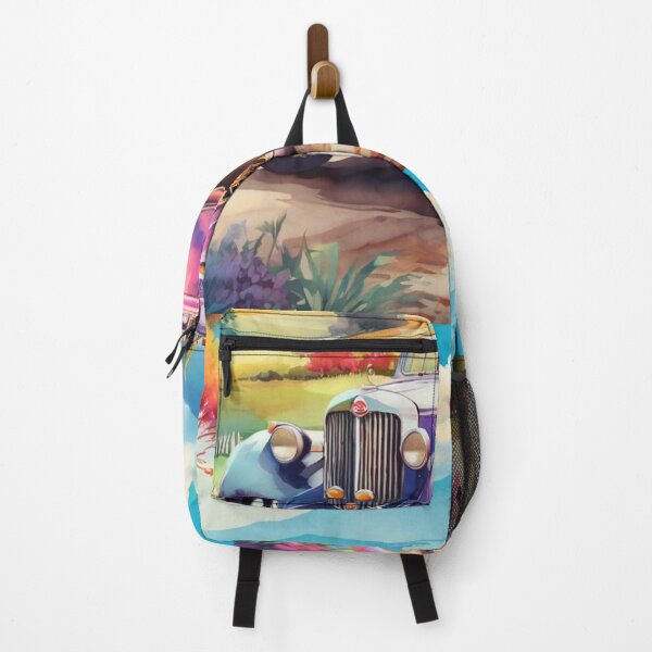 Item preview, Vintage Car Road Trip in Quaint Towns designed and sold by HendAhabib.
