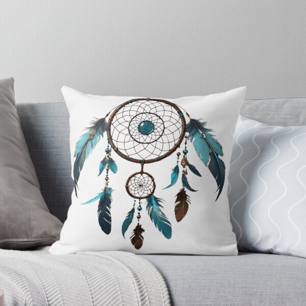 Item preview, Dream Catcher - Blues and Browns, Jade Center designed and sold by Pickle Wicked Designs.