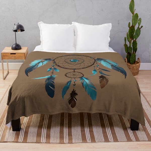 Item preview, Dream Catcher - Blues and Browns, Jade Center designed and sold by Pickle Wicked Designs.