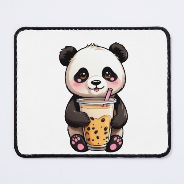 Item preview, Panda Drinking Boba Tea Cute Kawaii designed and sold by dimaxstore.