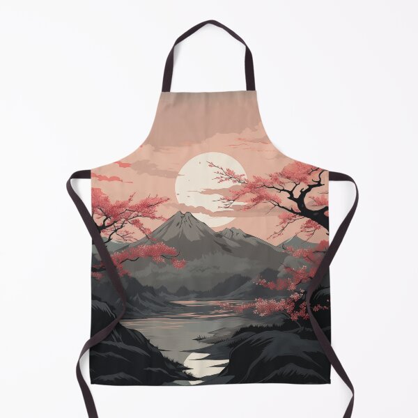 Item preview, Cherry Blossom Landscape designed and sold by LivingArtClips.