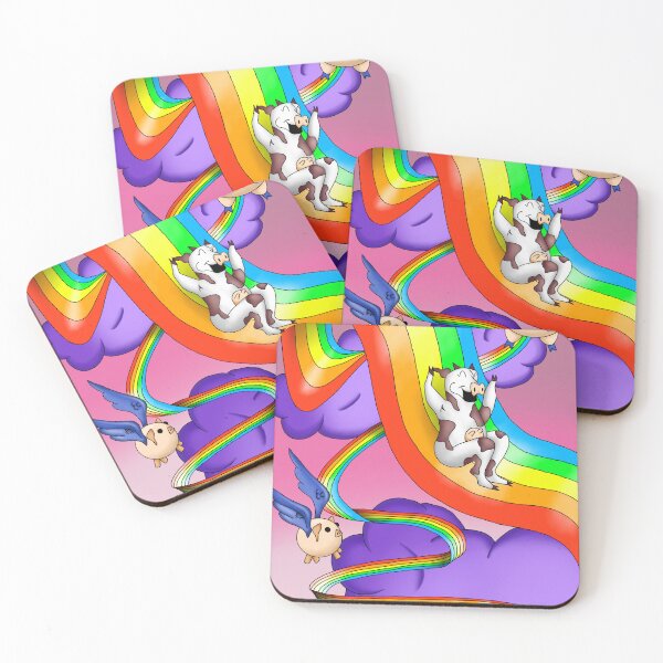 Item preview, Cows on Rainbow Slides designed and sold by lafede95.