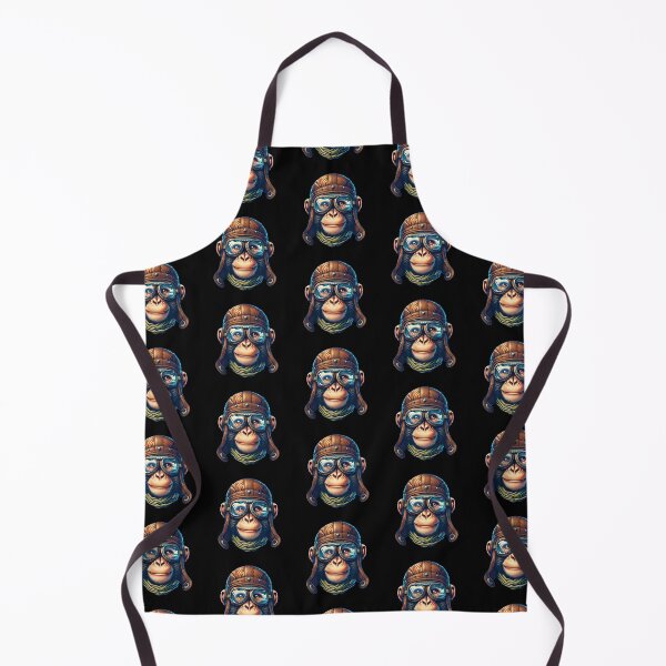 Item preview, Flying Ace Chimp: Timeless Sky Captain Portrait designed and sold by artwaves.