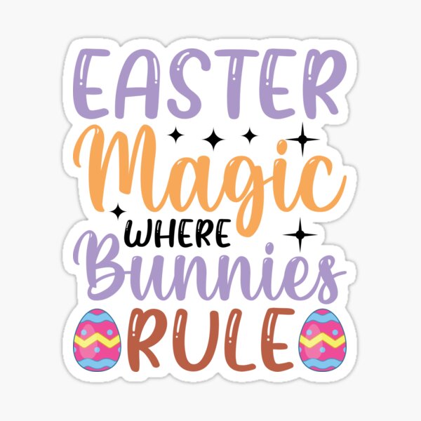 Item preview, Easter Magic Where Bunnies Rule designed and sold by Mahfuza Akter Mala.