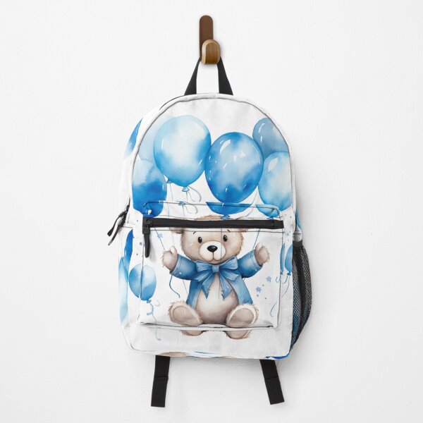 Item preview, Celebration of Cuteness: Teddy Bear with Balloons Watercolor designed and sold by tasiawatercolor.