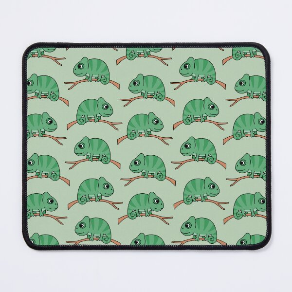 Item preview, Cute Chameleon on green designed and sold by littlearrow.