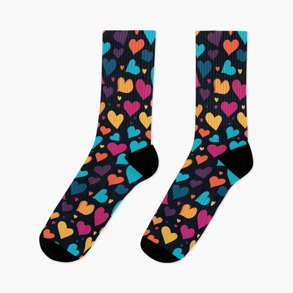 Item preview, Bright Valentine Hearts Pattern designed and sold by Blue-Banana.