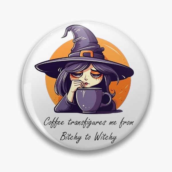 Item preview, Funny witch design designed and sold by earlgreysshoppe.