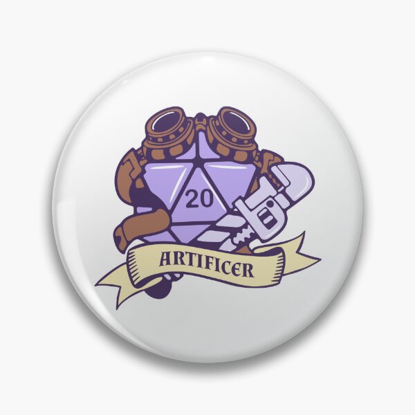 Item preview, DnD Artificer D20 designed and sold by sunburstrpg.