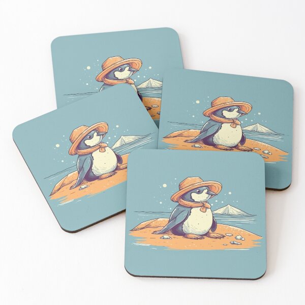 Item preview, Cute Penguin Chilling on the Beach designed and sold by Amir Faysal.