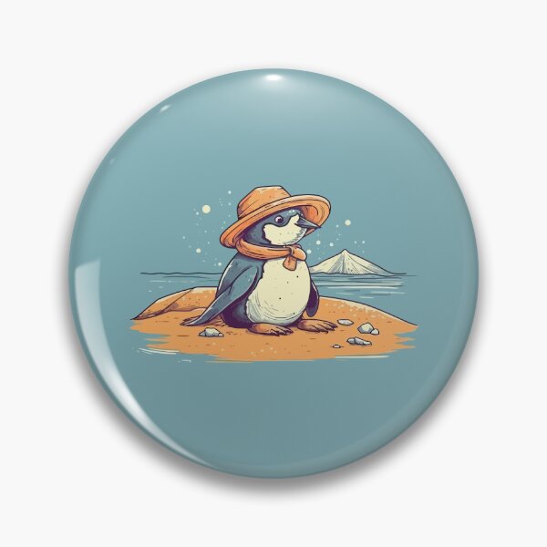 Item preview, Cute Penguin Chilling on the Beach designed and sold by Amir Faysal.