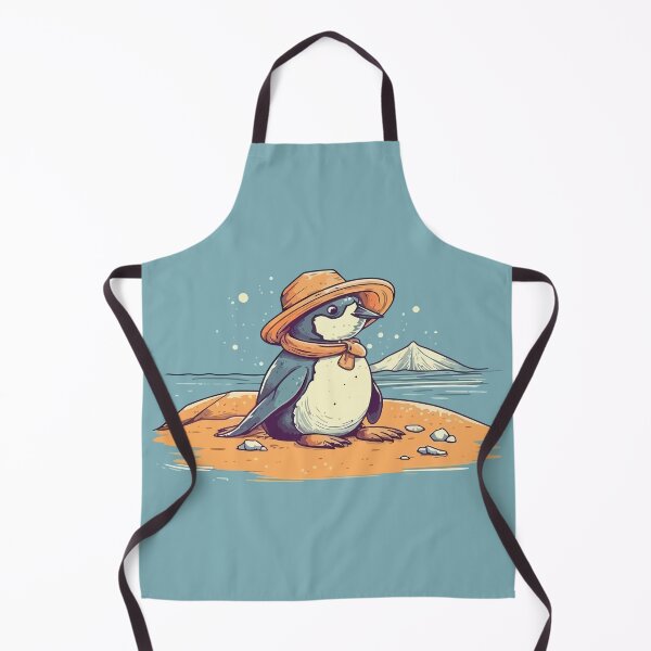 Item preview, Cute Penguin Chilling on the Beach designed and sold by Amir Faysal.