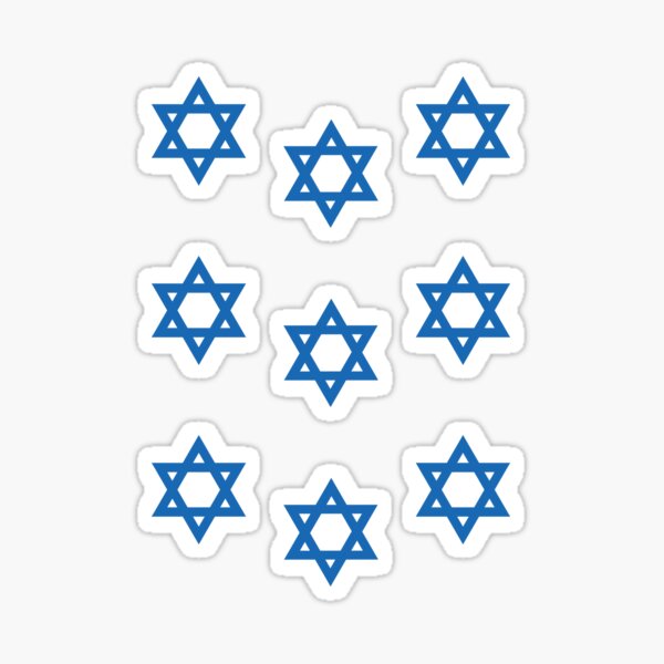 Item preview, Star of David sticker pack designed and sold by BigTime.