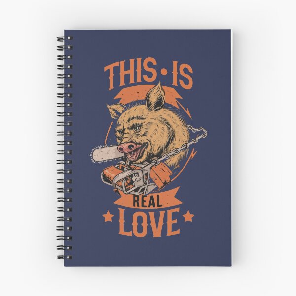 Item preview, Cool t-shirt for chainsaw lovers 'THIS IS REAL LOVE' designed and sold by Gadget80.