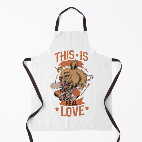 Item preview, Cool t-shirt for chainsaw lovers 'THIS IS REAL LOVE' designed and sold by Gadget80.